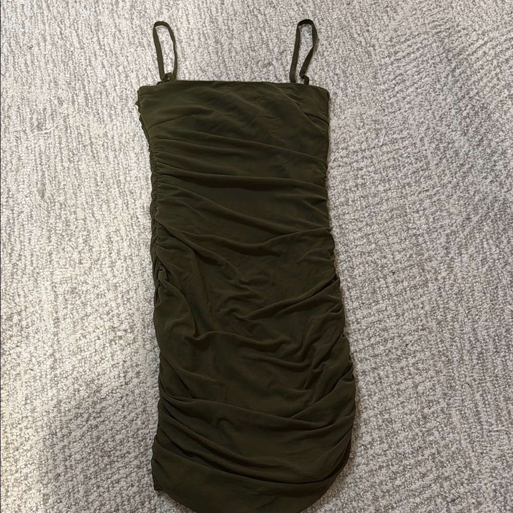 NWT Princess Polly bodycon olive dress